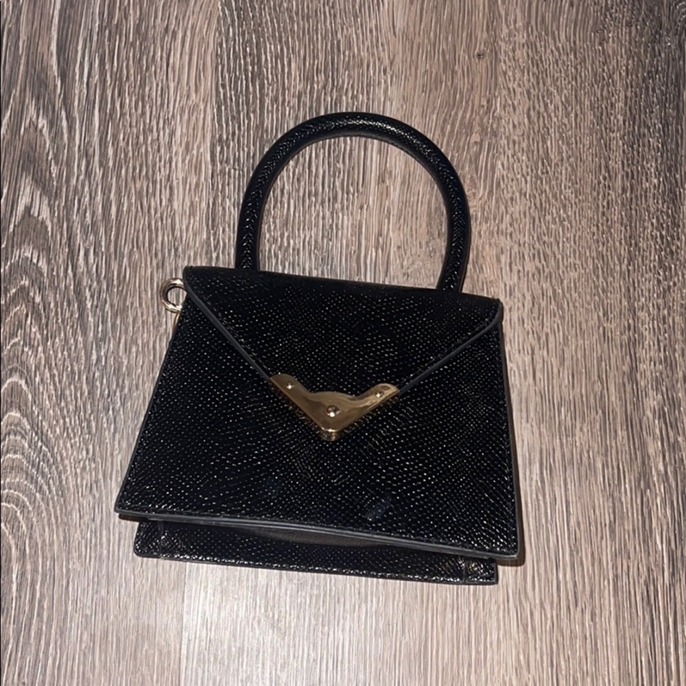 small black bag